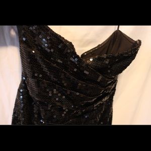 Forever 21 sequence strapless dress